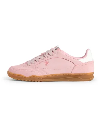 Pantofi sport din piele Slantshot S, Alb murdar/Roz prafuit
