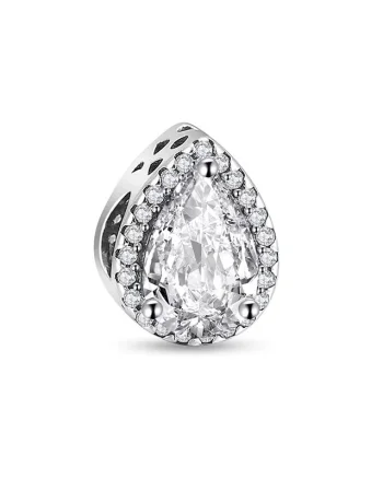 Charm/talisman argint 925, JW1159, model picatura, placat cu rodiu