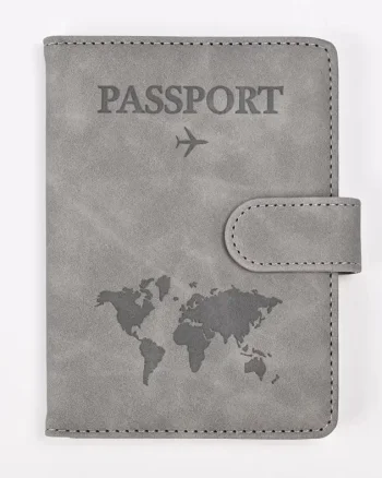 Husa pasaport unisex, Kaida PT1295, Gri