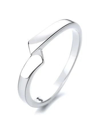 Inel argint 925, JW1371, model elegant, placat cu rodiu