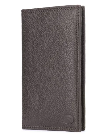Portofel unisex, Amaris PT1356, piele naturala, Maro inchis