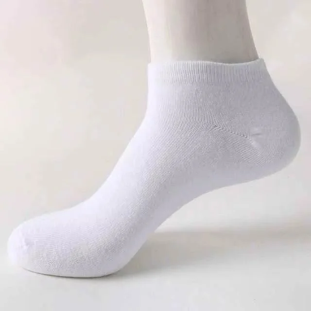 Sosete pentru barbati, SS191, Alb, marime universala (39-42)