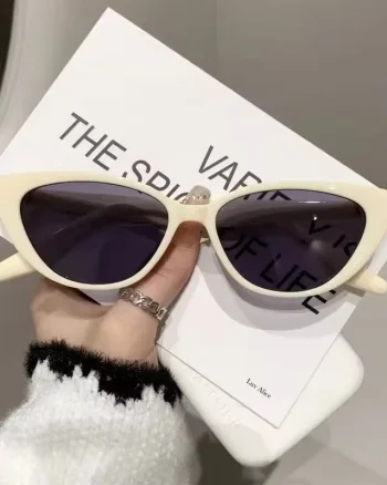 Ochelari de soare pentru femei, SG085, Alb
