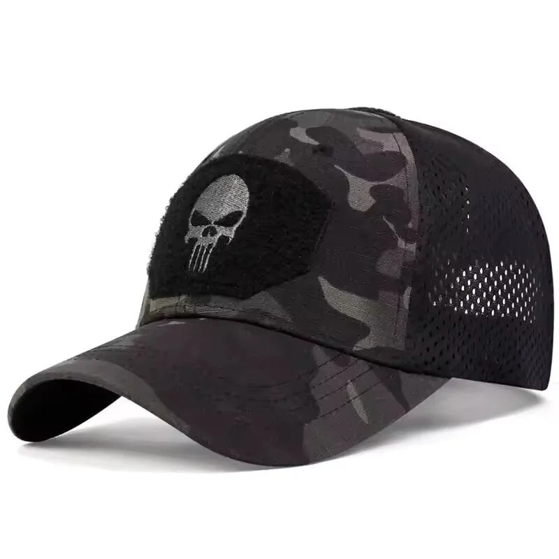 Sapca pentru barbati, SP077, Negru militar