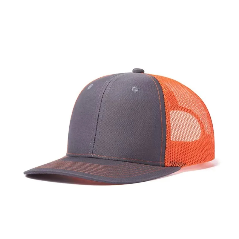 Sapca unisex, SP092, Gri /orange