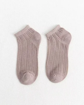Sosete pentru dama, SS243, Bej, marime universala (35-39)
