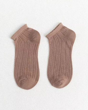Sosete pentru dama, SS244, Maro, marime universala (35-39)