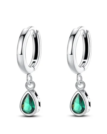 Cercei argint 925, JW958, model elegant, placati cu rodiu