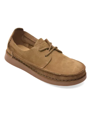 Pantofi GRYXX maro, N3900, din nabuc