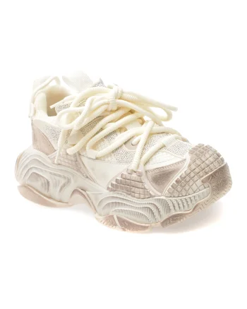 Pantofi sport GRYXX albi, 9898, din material textil