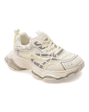 Pantofi sport GRYXX albi, 66601, din material textil