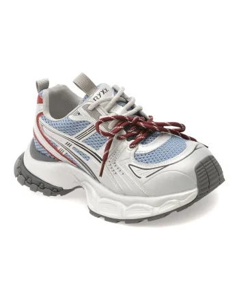 Pantofi sport GRYXX argintii, 1697, din material textil