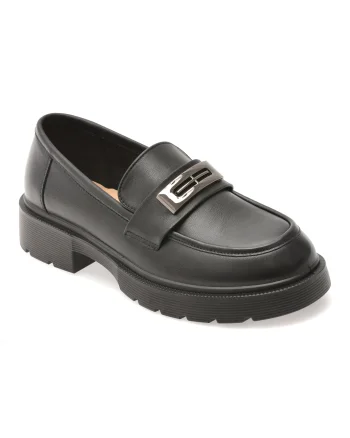 Mocasini GRYXX negri, 8987, din piele naturala