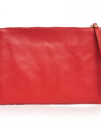 Geanta plic crossbody rosie, din piele naturala