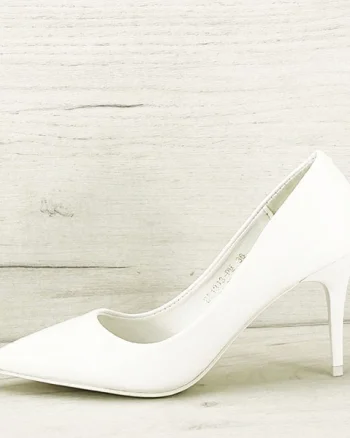 Pantofi eleganti albi BG1313 02