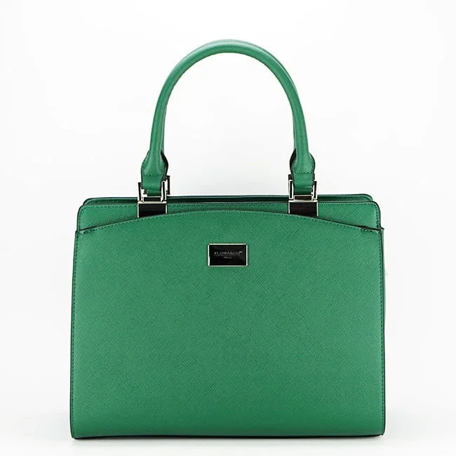 Geanta medie verde Jeffery 13