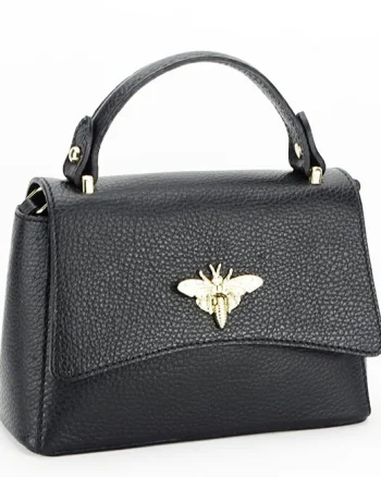 Geanta neagra mica din piele naturala 1523 120