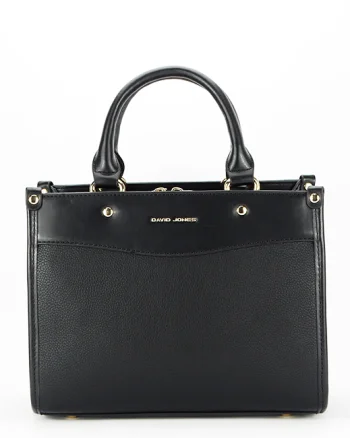 Geanta medie David Jones Paris 7007-4 12 Negru