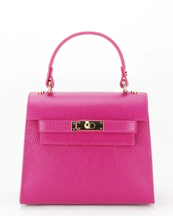 Geanta din piele naturala 8949 121 Fucsia