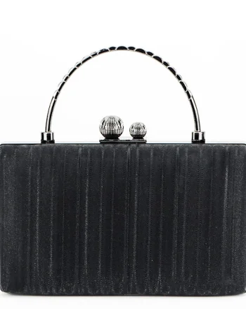 Geanta neagra, clutch cu maner BME-622 05