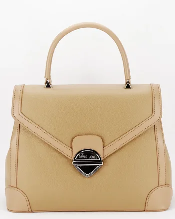 Geanta medie bej David Jones 7058-1 11