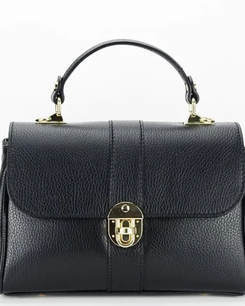 Geanta neagra din piele naturala 1724 132