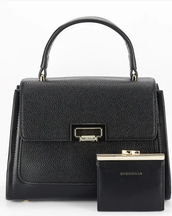 Geanta neagra Premium cu portofel CB2420-1 11