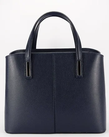 Geanta mare bleumarin din piele naturala 8922 130