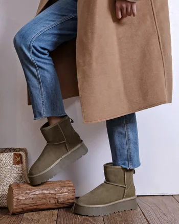 Ghete kaki din piele naturala JB1925 117