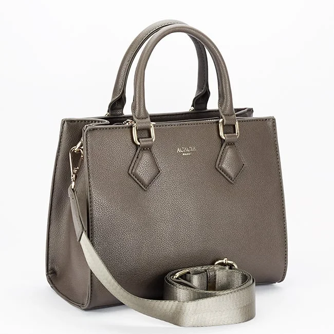 Geanta taupe inchis casual Acacia Paris G-24256 15