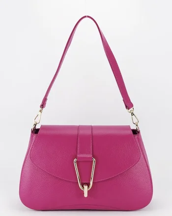 Geanta fucsia din piele naturala 1755 125