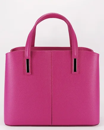 Geanta mare fucsia din piele naturala 8922 M6