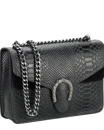 Geanta neagra din piele naturala 1524 123
