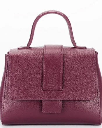 Geanta burgundy din piele naturala 1047 123