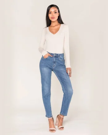 Blugi Dama albastri, Push-up Skinny Nina Carter P076-5A M7
