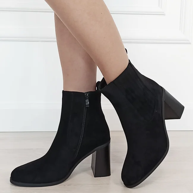 Botine negre elegante 1619 115