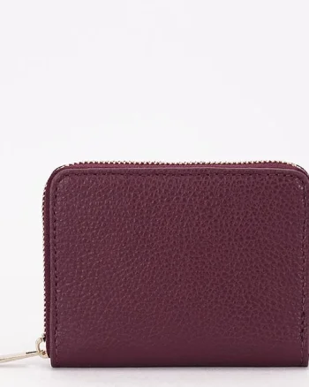 Portofel mic bordo din piele naturala 8912 07