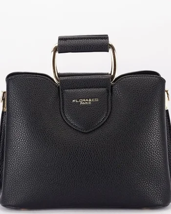 Geanta medie neagra FLORACo F6977 126