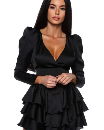 Ruffle dress NEGRU