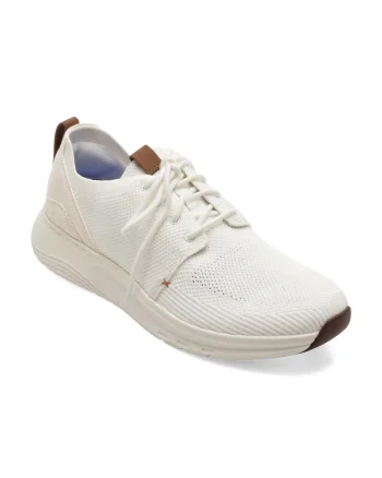 Pantofi sport CLARKS albi, MOTION TREK MX, din material textil