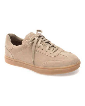 Pantofi sport GEOX gri, U65LDC, din piele intoarsa