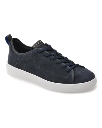 Pantofi sport GEOX bleumarin, U655KA, din piele intoarsa
