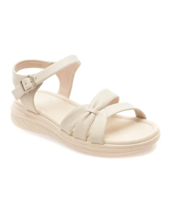 Sandale FLAVIA PASSINI albe, W036, din piele naturala