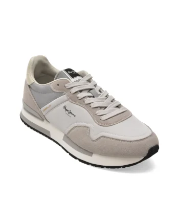 Pantofi sport PEPE JEANS gri, MS40037, din material textil