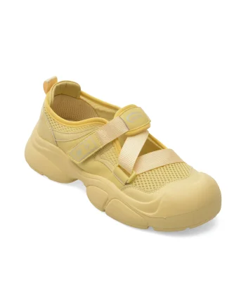 Pantofi sport FLAVIA PASSINI galbeni, 3756, din piele ecologica