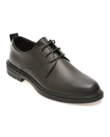 Pantofi eleganti OTTER negri, A60, din piele naturala
