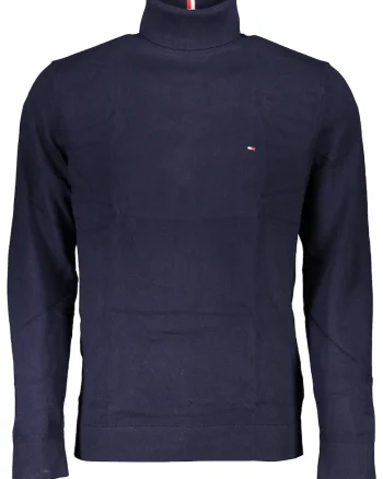 Bluza barbati,  92% Bumbac, 8% Casmir, Albastru, M INTL, MW0MW28048-1