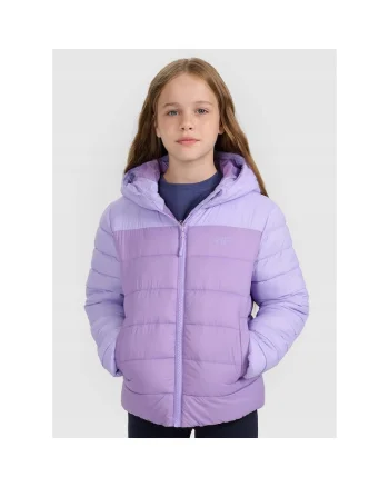 Geaca fete,  Poliester, 4FJRAW25TDJAF0771-51S, Violet