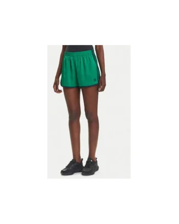 Pantaloni scurti de trening din poliester cu logo