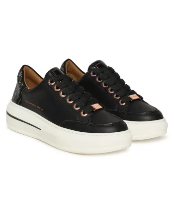 Tenisi dama  ASBCLSW-19, piele naturala, negru